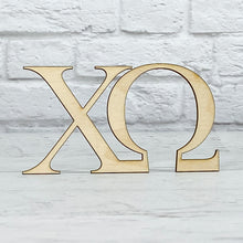 Load image into Gallery viewer, Chi Omega - Laser Cut Wooden Letters
