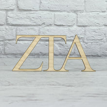 Load image into Gallery viewer, Zeta Tau Alpha - Laser Cut Wooden Letters
