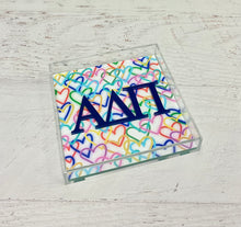 Load image into Gallery viewer, Sorority Acrylic Tray - 6x6
