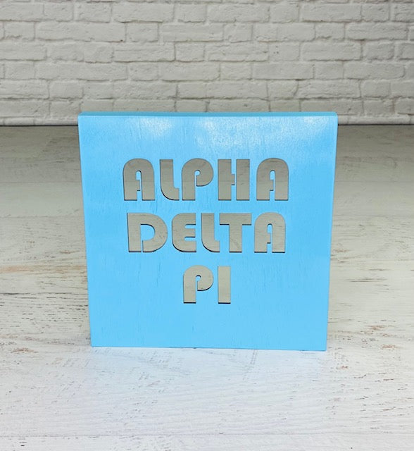 Sorority Stencil Panel Art