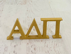 Alpha Delta Pi - Unfinished Stand-up Letters