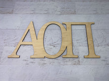 Load image into Gallery viewer, Alpha Omicron Pi - Wood Letters
