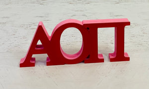 Alpha Omicron Pi - Stand-up Letters
