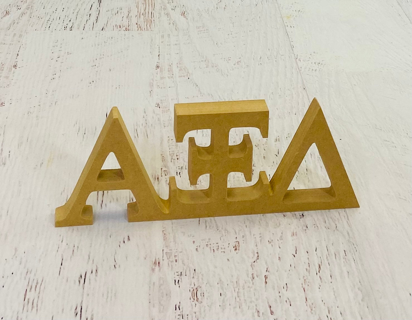 Alpha Xi Delta - Unfinished Stand-up Letters