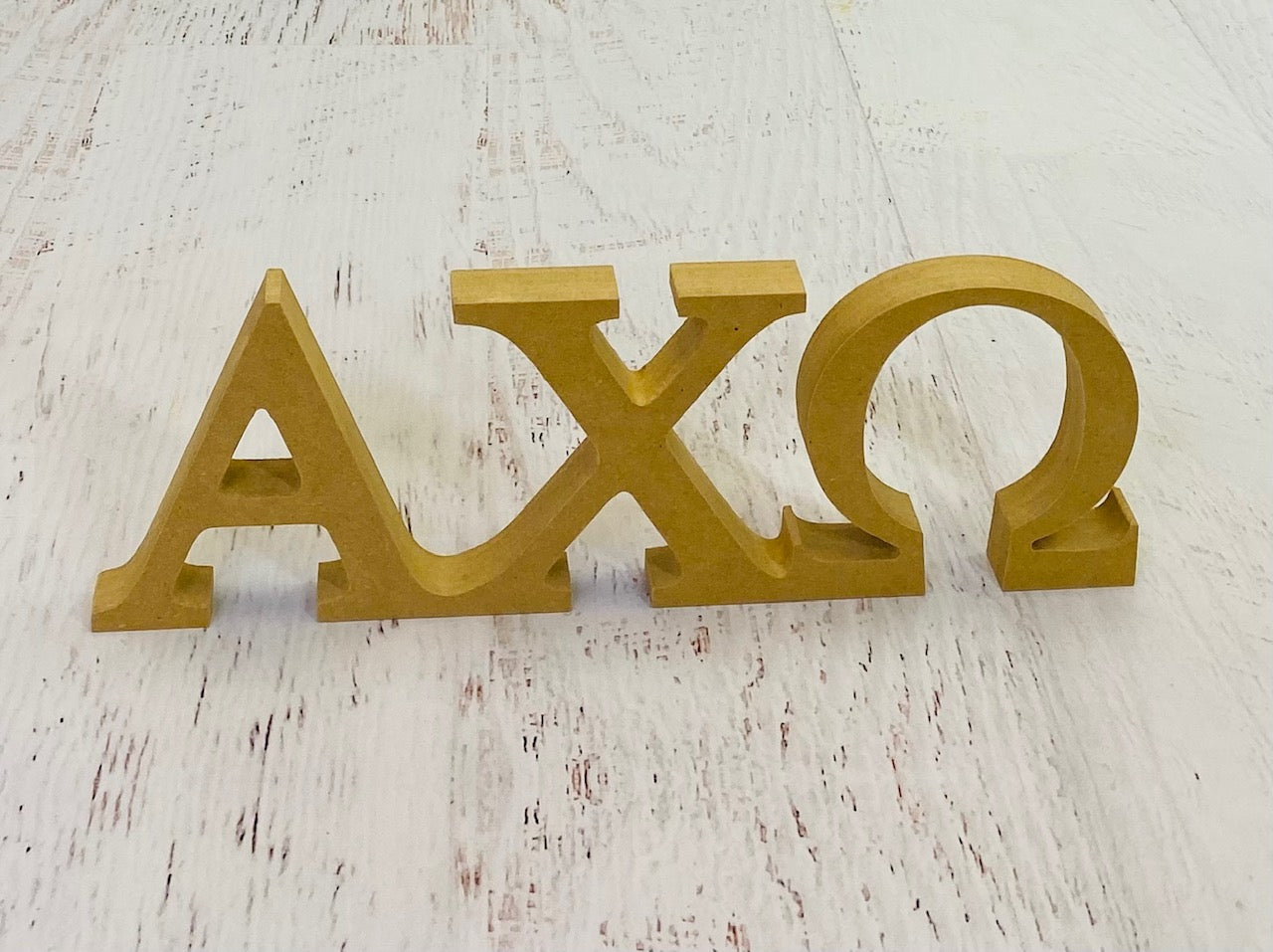 Alpha Chi Omega - Unfinished Stand-up Letters