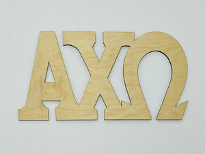 Alpha Chi Omega - Wood Letters