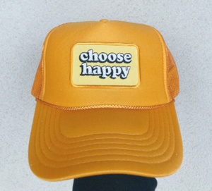 Choose Happy Trucker Hat