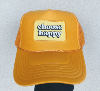 Choose Happy Trucker Hat