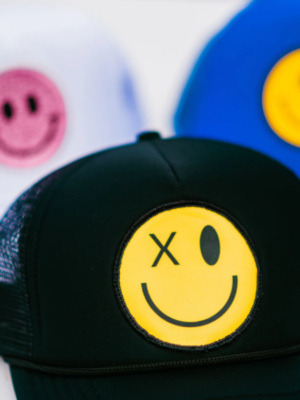 X Smiley Face Hat