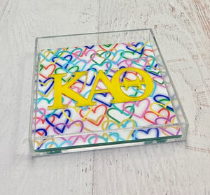 Sorority Acrylic Tray - 6x6
