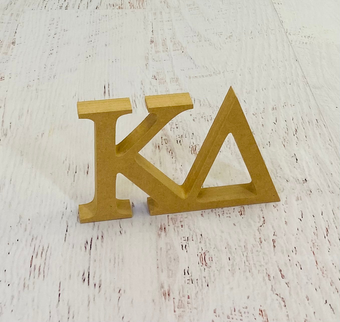 Kappa Delta - Unfinished Stand-up Letters