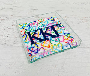 Sorority Acrylic Tray - 6x6