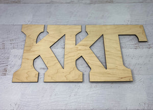 Kappa Kappa Gamma - Wood Letters