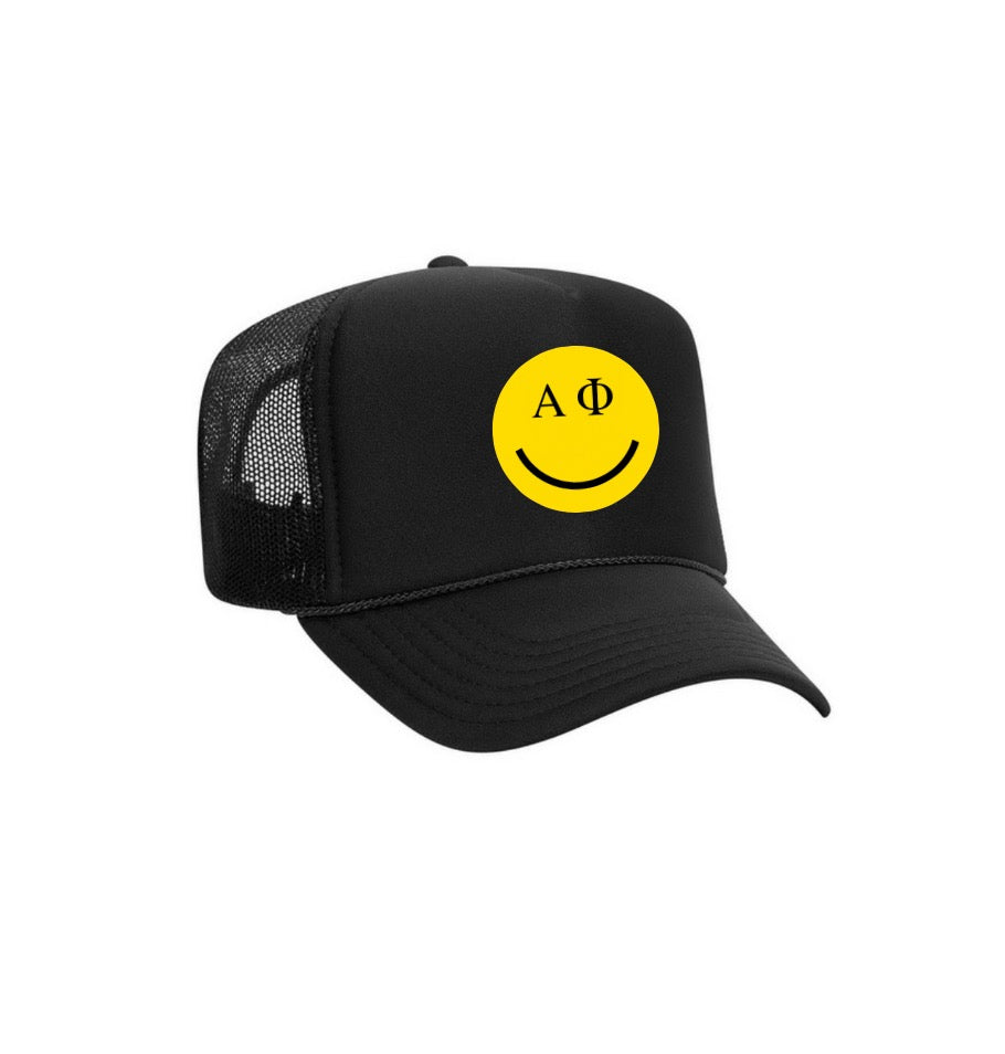 Alpha Phi Smiley Face Hat