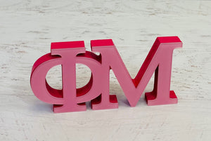 Phi Mu - Stand-up Letters