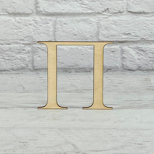 Individual Greek Letters