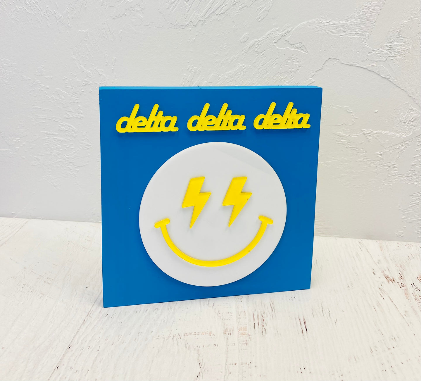 Sorority Smiley Face Art Panel