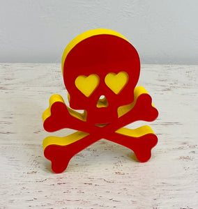 Chi Omega - Skull & Crossbones Decor