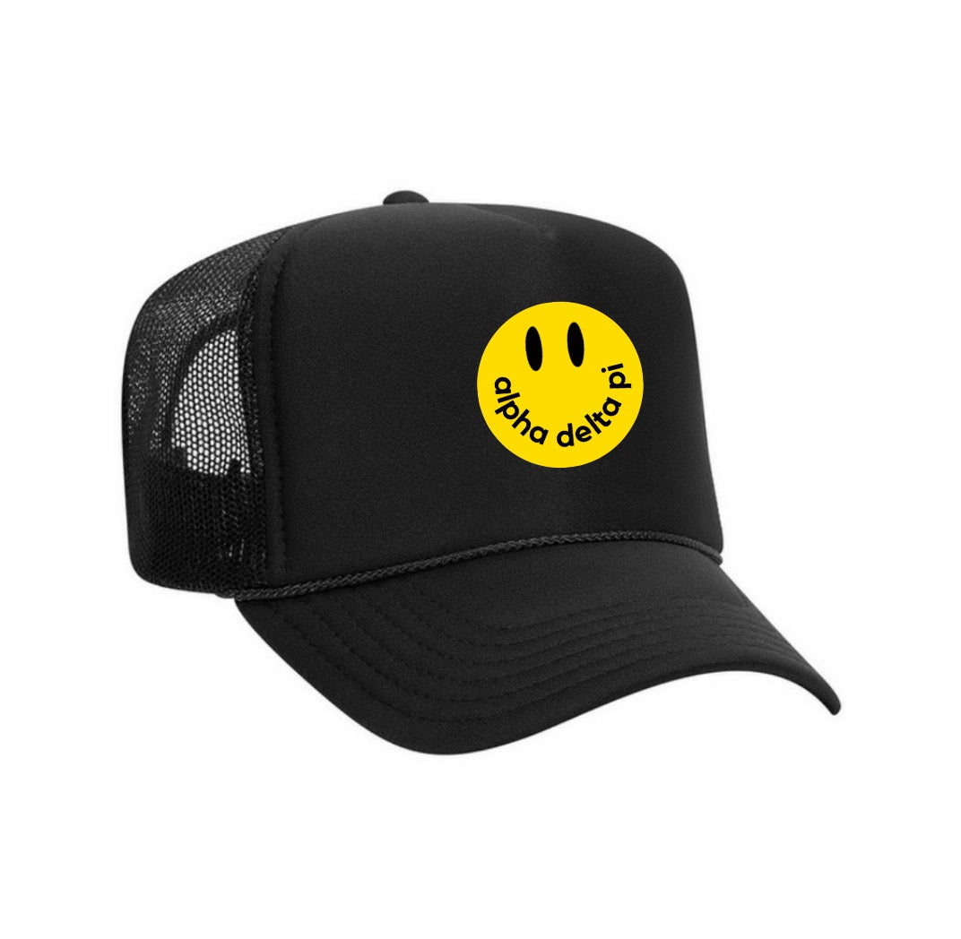 Alpha Delta Pi Smiley Face Hat