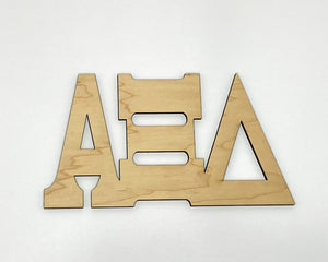 Alpha Xi Delta - Wood Letters