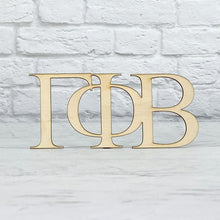 Load image into Gallery viewer, Gamma Phi Beta - Wood Cut Letters
