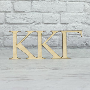 Kappa Kappa Gamma - Wood Letters