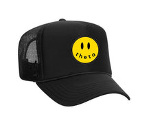 Load image into Gallery viewer, Theta Smiley Face Hat
